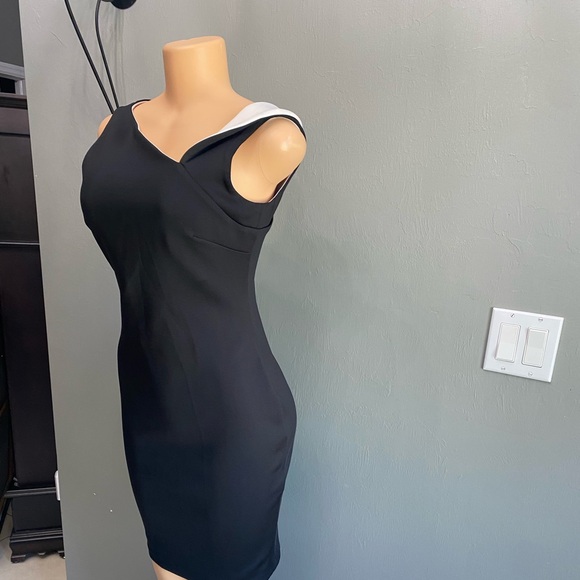 Calvin Klein Black One‎ Shoulder Dress - Picture 3 of 4
